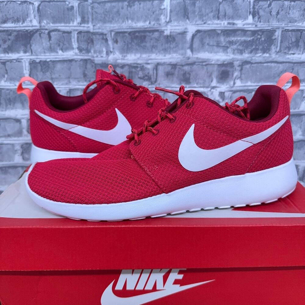 Nike Roshe One Fusion Red White Running Shoes 844994-001 Womens Size 10 New